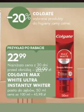 Colgate Max White Ultra Instantly Whiter pasta do zębów