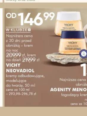 Krem odbudowujący, modelujący do twarzy na noc Neovadiol Vichy +1 wariant