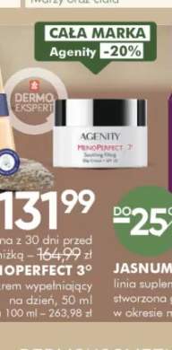 Łagodzący krem wypełniający na dzień Menoperfect 3° Agenity