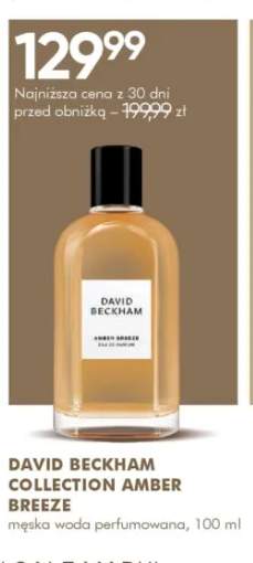 Męska woda perfumowana David Beckham Collection Amber Breeze