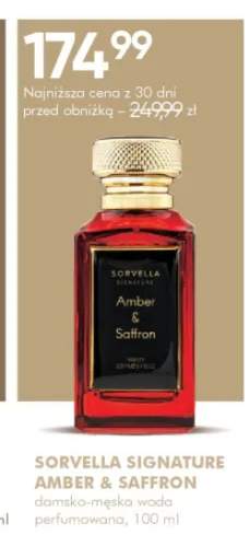 Damsko-męska woda perfumowana Sorvella Signature Amber & Saffron