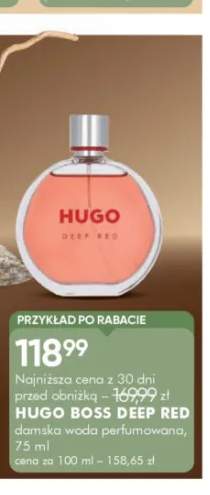 Damska woda perfumowana Hugo Boss Deep Red