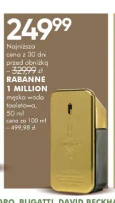 Męska woda toaletowa Rabanne 1 Million