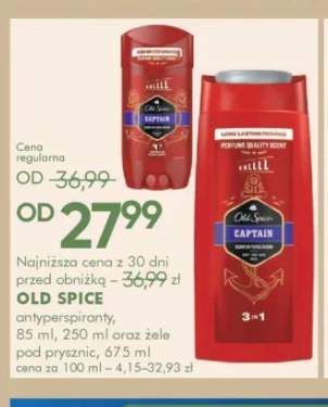 Antyperspiranty i żele pod prysznic Old Spice