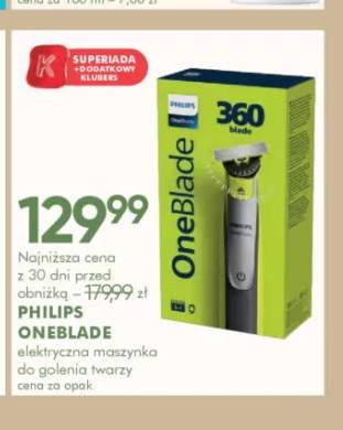 Elektryczna maszynka do golenia twarzy Philips OneBlade
