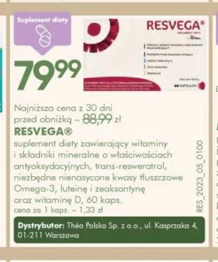 Suplement diety Resvega
