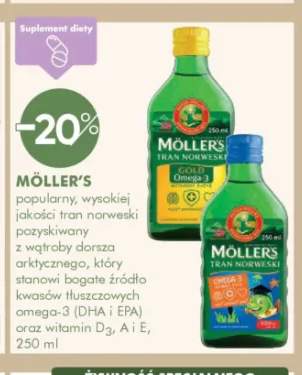 Tran norweski Möller's Gold Omega-3 +1 wariant