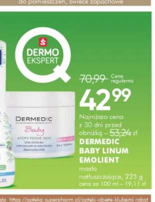 Masło natłuszczające Baby Linum Emolient Dermedic